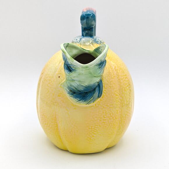 The Haldon Group Vintage Lemon Shaped Lemonade Pitcher Studio Pottery Signed '81 - Picture 7 of 12